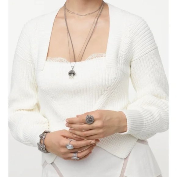 ZARA Sweater Limited Edition White - Picture 2 of 13